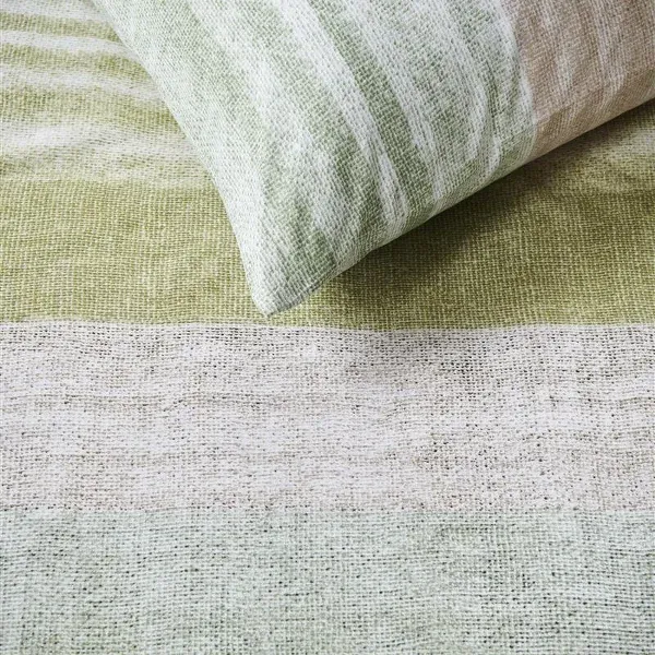 Bedding House Tone Duvet Cover Set - 100% Cotton - Green product thumbnail 4