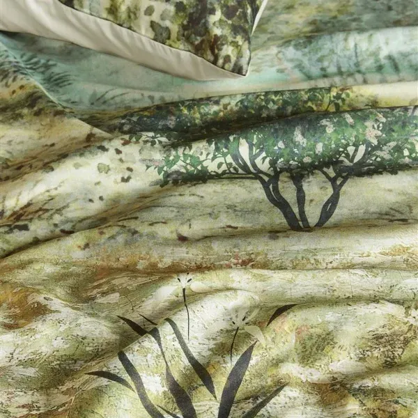 Bedding House Prado Duvet Cover Set - 100% Cotton Satin - 200 Thread - King & Super King - 3 Pcs - Multicolor product thumbnail 3