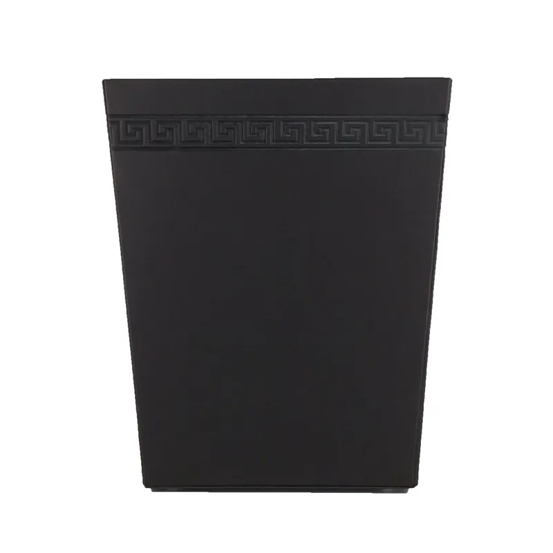 Nova Home Versace Leather Bin Basket - Black product thumbnail 3