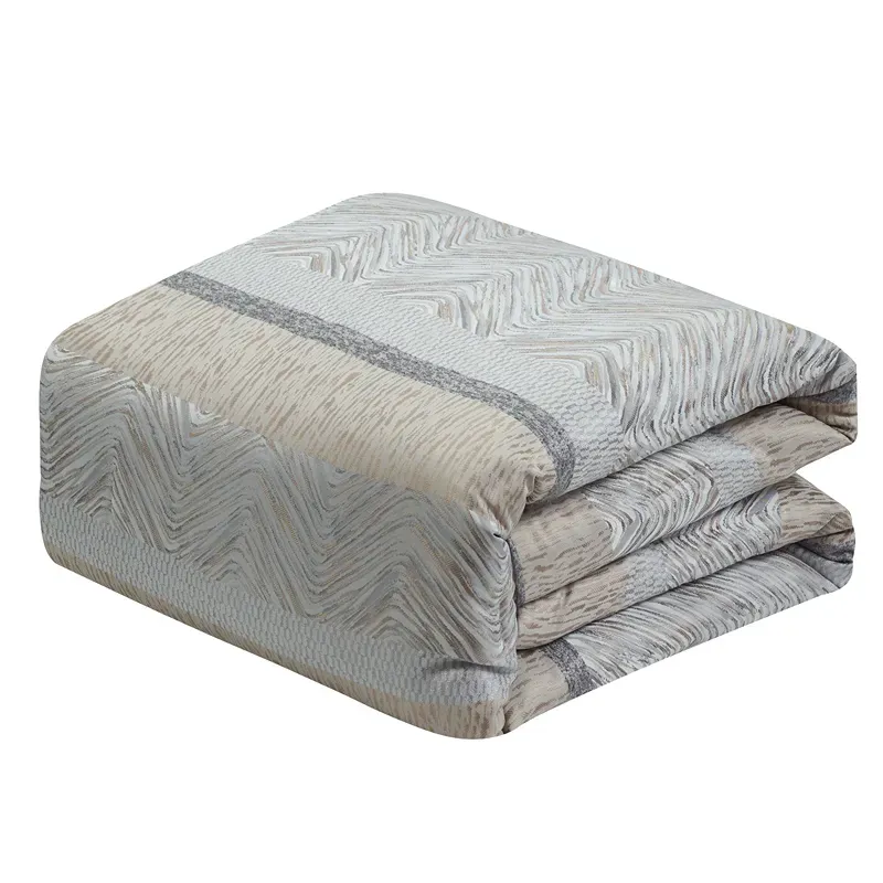 Nova Home Casecade Jacquard Comforter Set - King & Super King - 8 Pcs - Tan product thumbnail 3