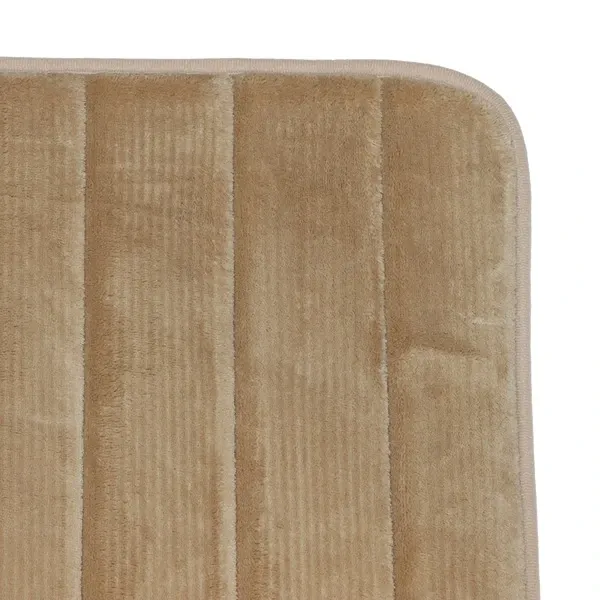 Nova Home Steps Memory Foam Non-Slip Bath Mat - 50x80 Cm - Linen product thumbnail 2
