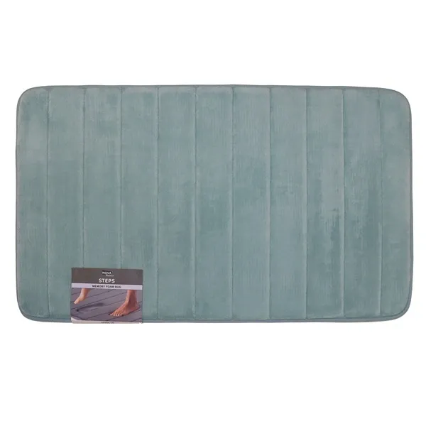 Nova Home Steps Memory Foam Non-Slip Bath Mat - 50x80 Cm - Aqua product thumbnail 4
