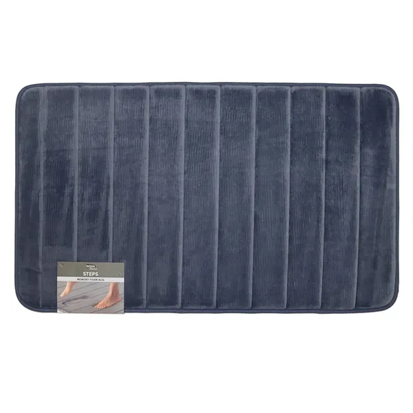 Nova Home Steps Memory Foam Non-Slip Bath Mat - 50x80 Cm - Blue product thumbnail 4