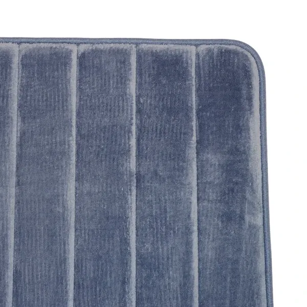 Nova Home Steps Memory Foam Non-Slip Bath Mat - 50x80 Cm - Blue product thumbnail 2