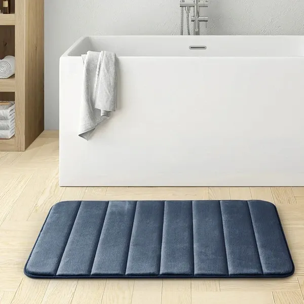 Nova Home Steps Memory Foam Non-Slip Bath Mat - 50x80 Cm - Blue product thumbnail 4