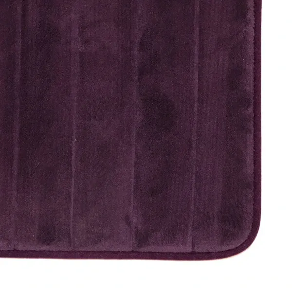 Nova Home Steps Memory Foam Non-Slip Bath Mat - 50x80 Cm - Purple product thumbnail 2