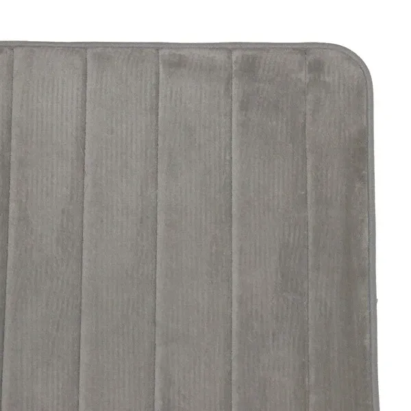 Nova Home Steps Memory Foam Non-Slip Bath Mat - 50x80 Cm - Light Grey product thumbnail 2