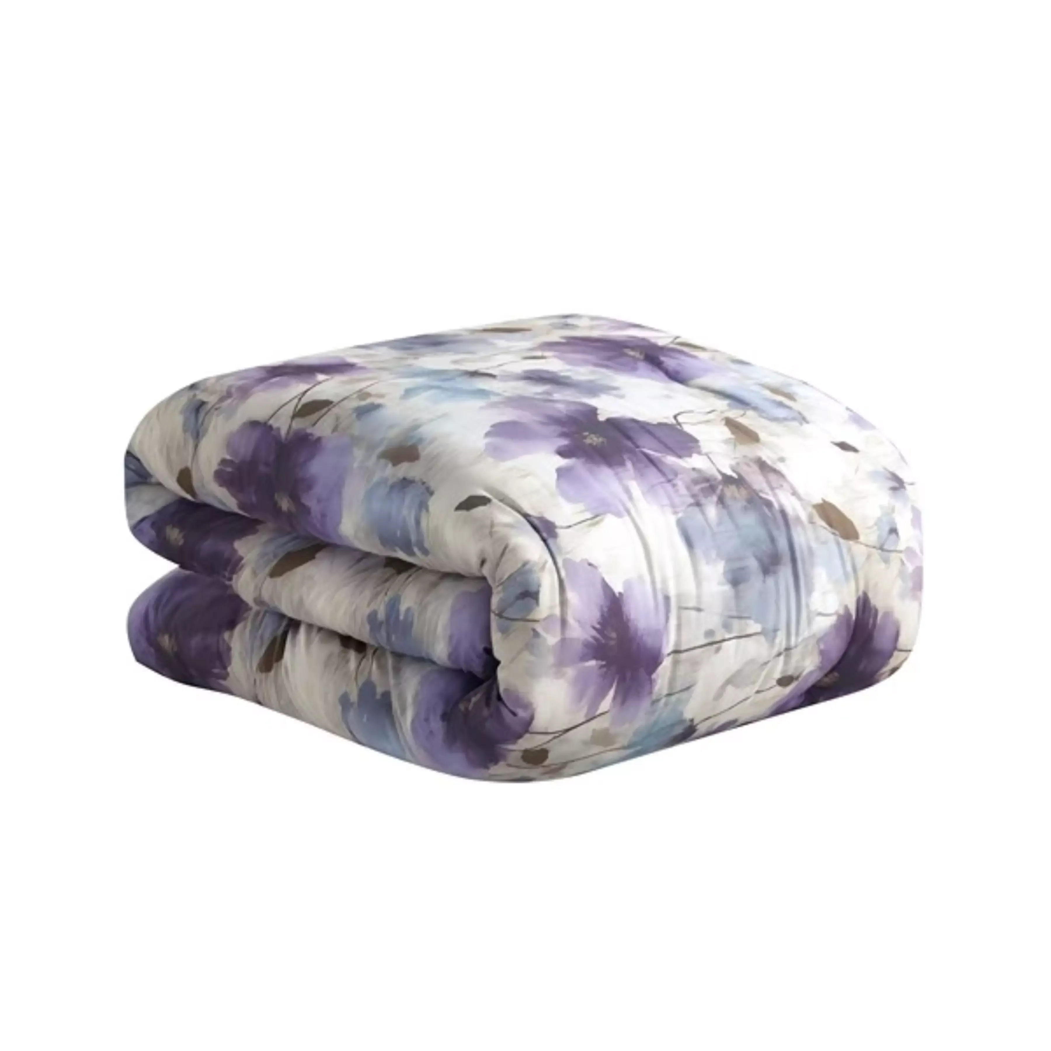 Nova Home Amore Printed Microfiber Comforter Set - Purple (Available In Sizes) product thumbnail 5