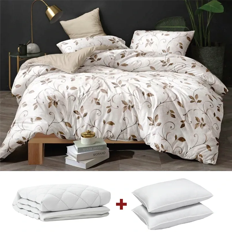 Nova Home Petals Printed Duvet Cover Bundle (Twin 7 Pcs, King 9 Pcs) product thumbnail 2