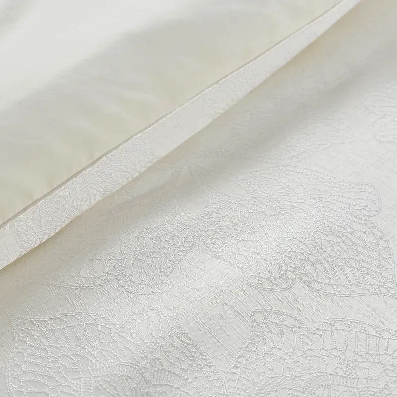 Nova Home Baroque Jacquard Comforter Set - King & Super King - 7 Pcs - Ivory product thumbnail 5