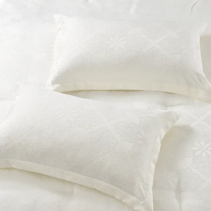 Nova Home Baroque Jacquard Comforter Set - King & Super King - 7 Pcs - Ivory product thumbnail 7