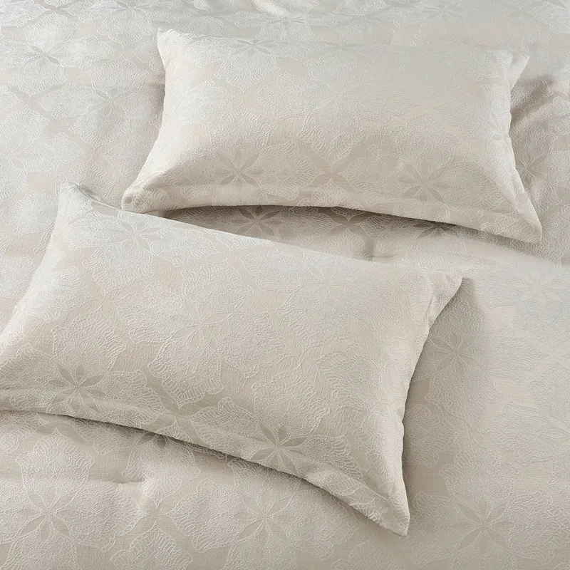 Nova Home Baroque Jacquard Comforter Set - King & Super King - 7 Pcs - Sand product thumbnail 8