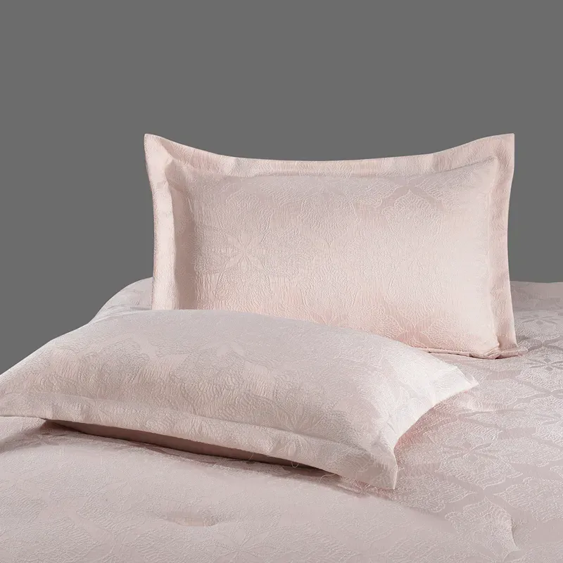 Nova Home Baroque Jacquard Comforter Set - King & Super King - 7 Pcs - Rose product thumbnail 9