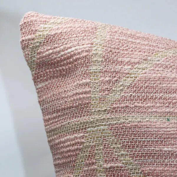 Nova Home "Vista" Handmade Embroidery Cushion Cover - 50x50 cm - Pink product thumbnail 3