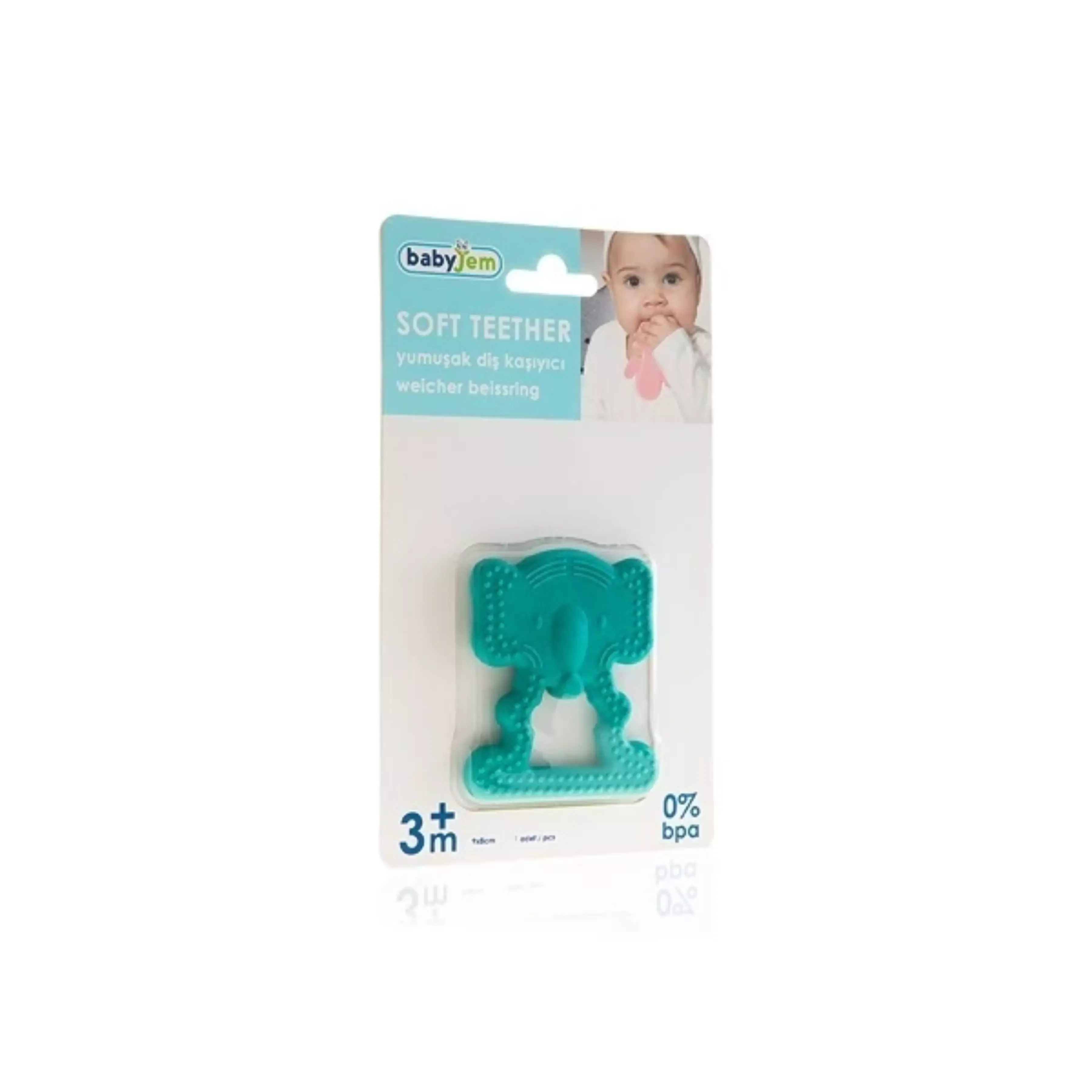 BabyJem Elephant Teether - Green product thumbnail 14