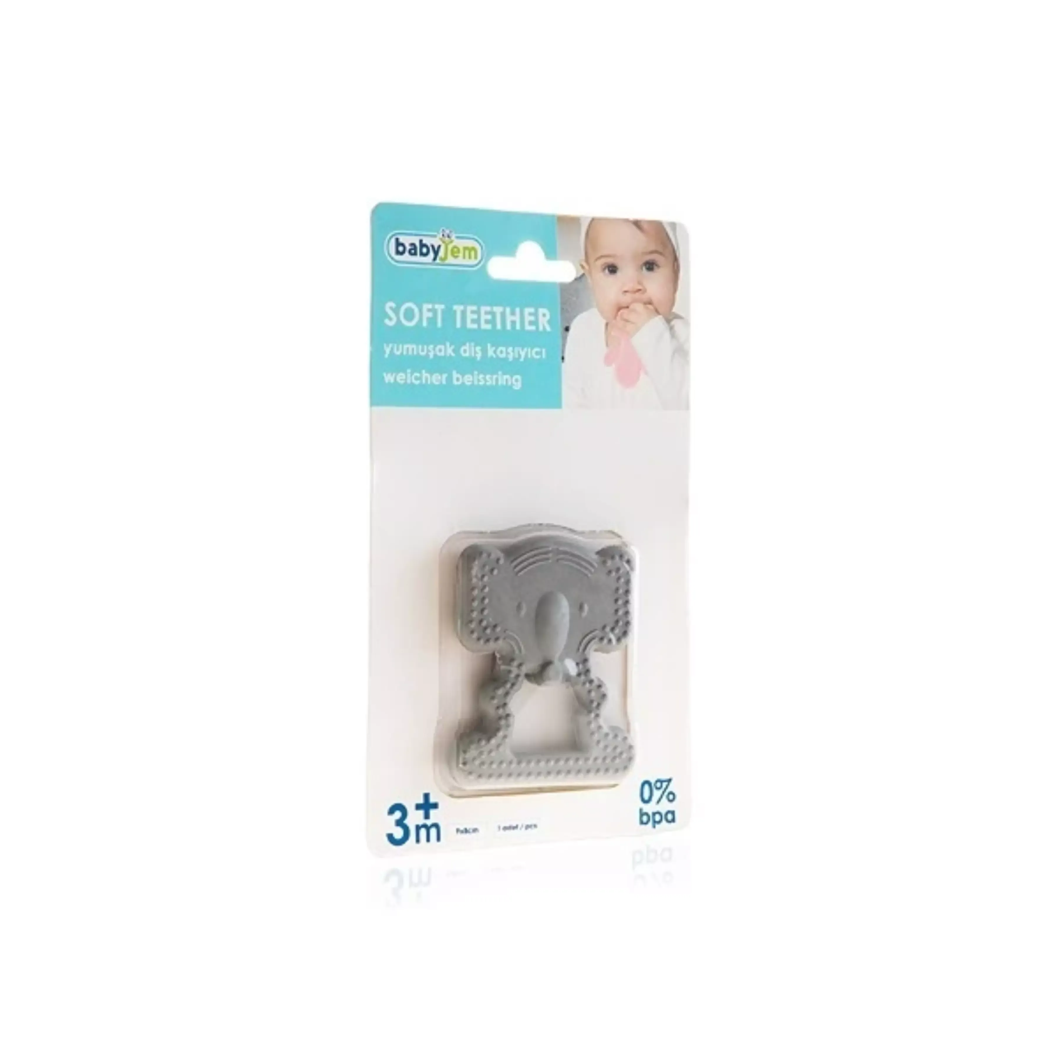 BabyJem Elephant Teether - Grey product thumbnail 14