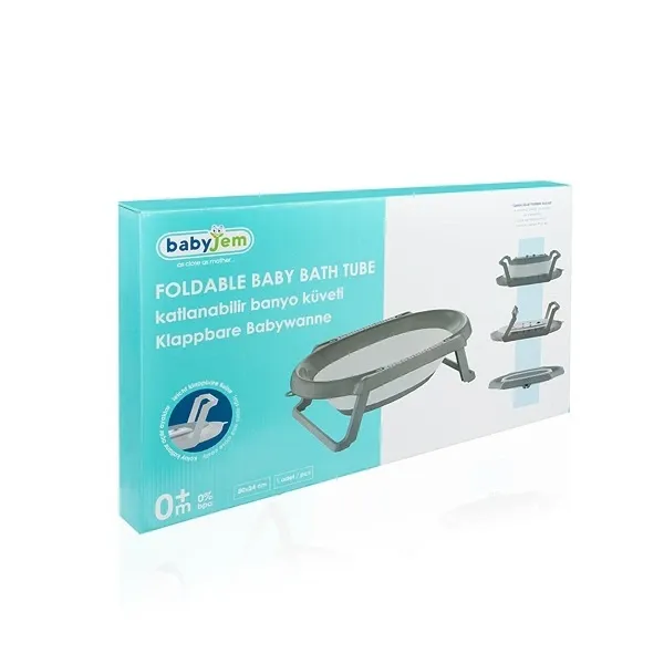 Babyjem Foldable Bath Tub - Turquoise product thumbnail 6