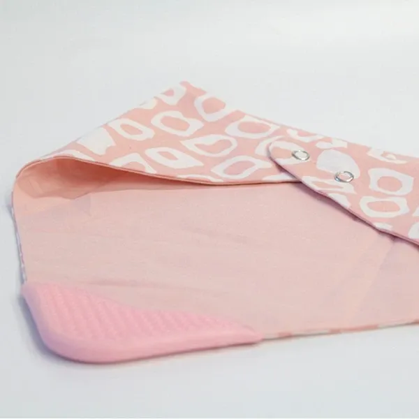 Babyjem Cowboy Baby Bib, %100 Cotton, 0+ Months - Square Pink product thumbnail 2