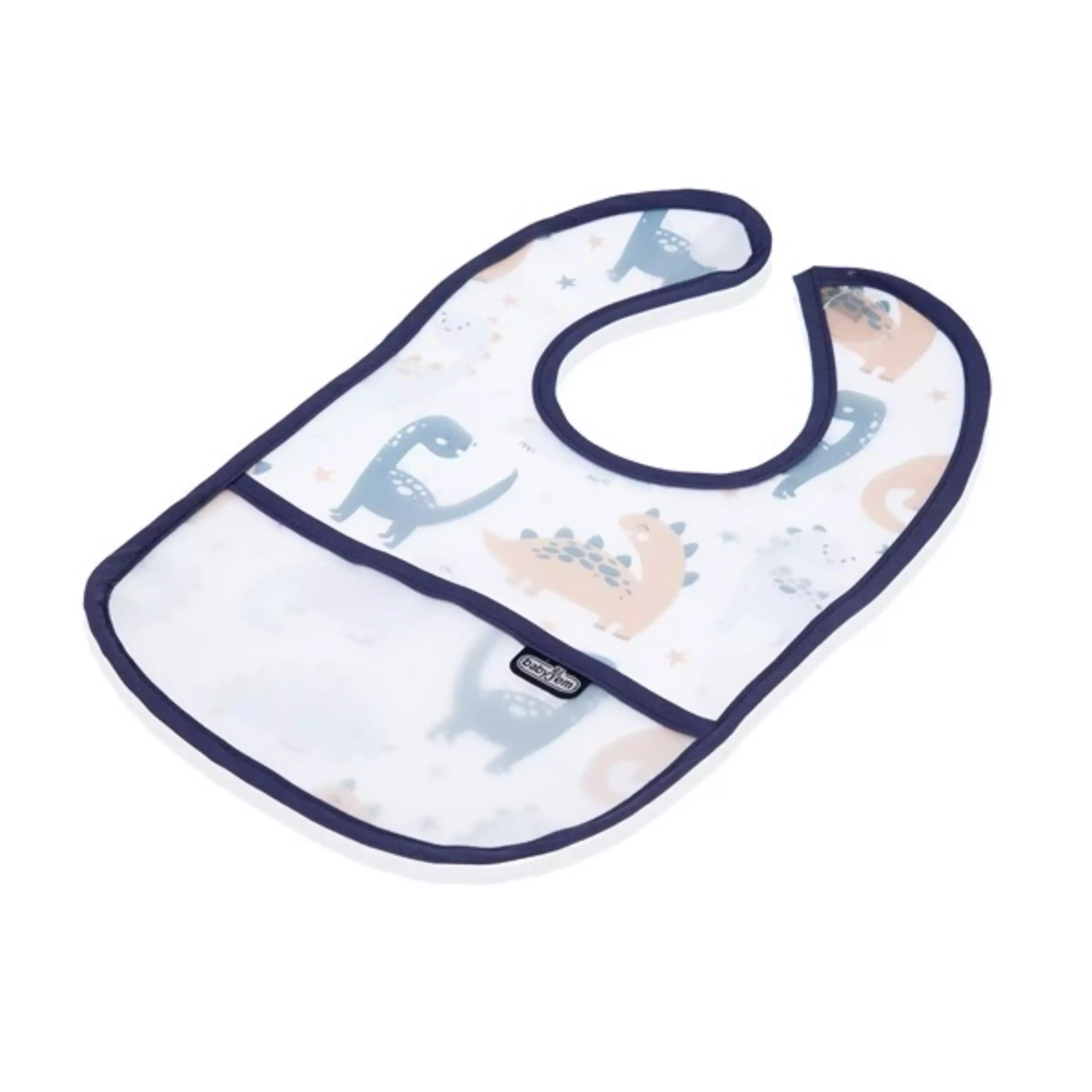 BabyJem Dinosaur Double Sided Waterproof Baby Bib , 6 - 24 months - Blue product thumbnail 9