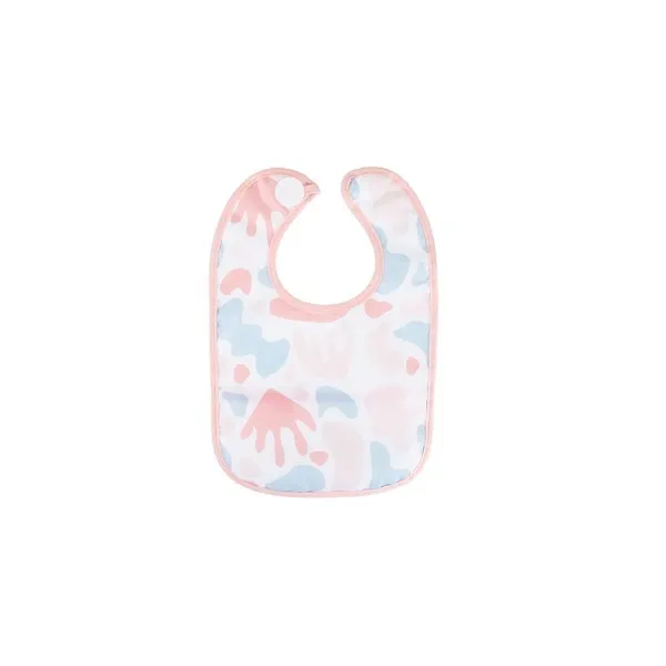 BabyJem Puzzle Double Sided Waterproof Baby Bib , 6 - 24 months - Pink product thumbnail 2