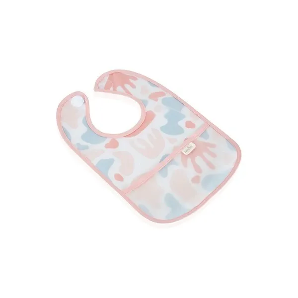 BabyJem Puzzle Double Sided Waterproof Baby Bib , 6 - 24 months - Pink product thumbnail 3