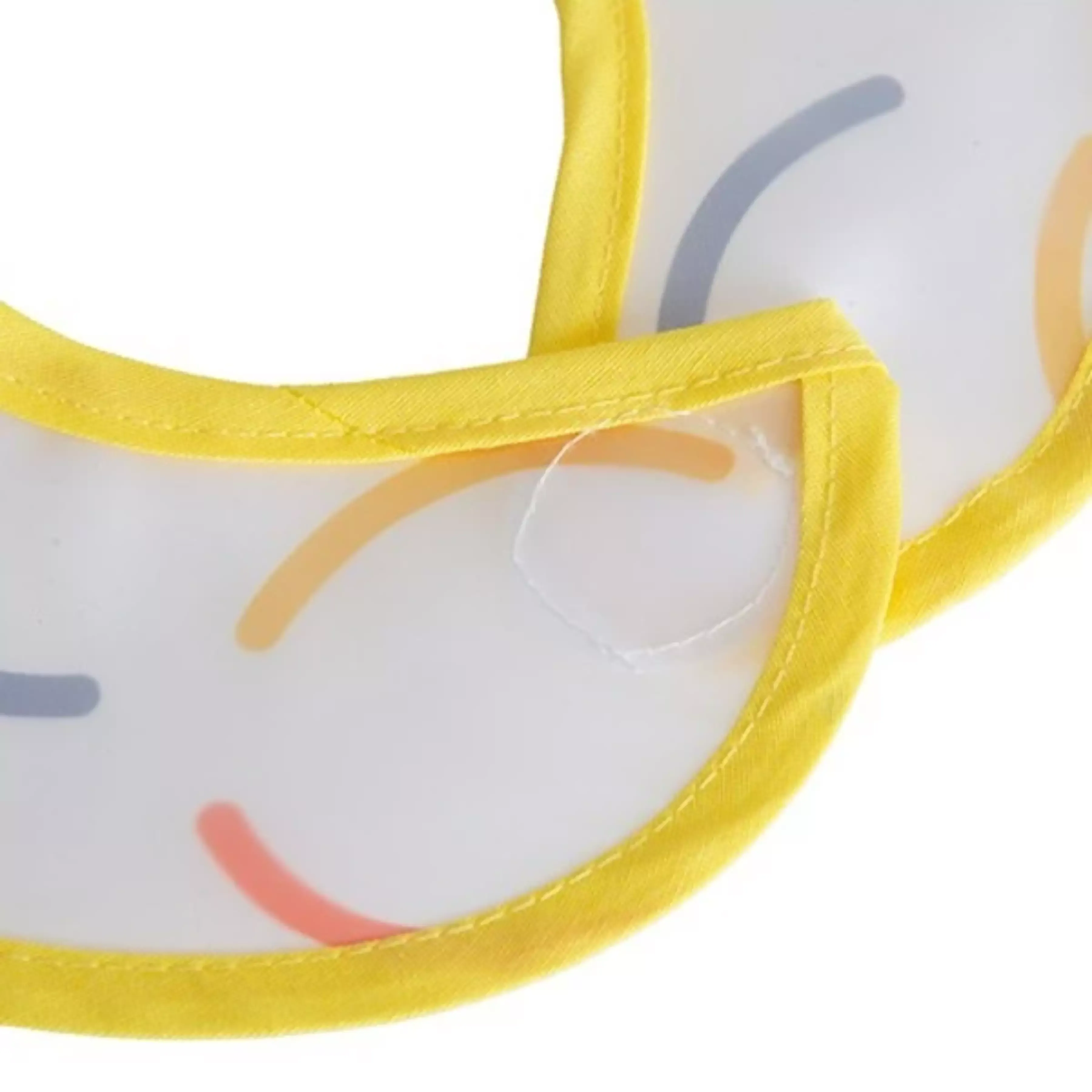 BabyJem Smileyface Double Sided Waterproof Baby Bib , 6 - 24 months - Yellow product thumbnail 12