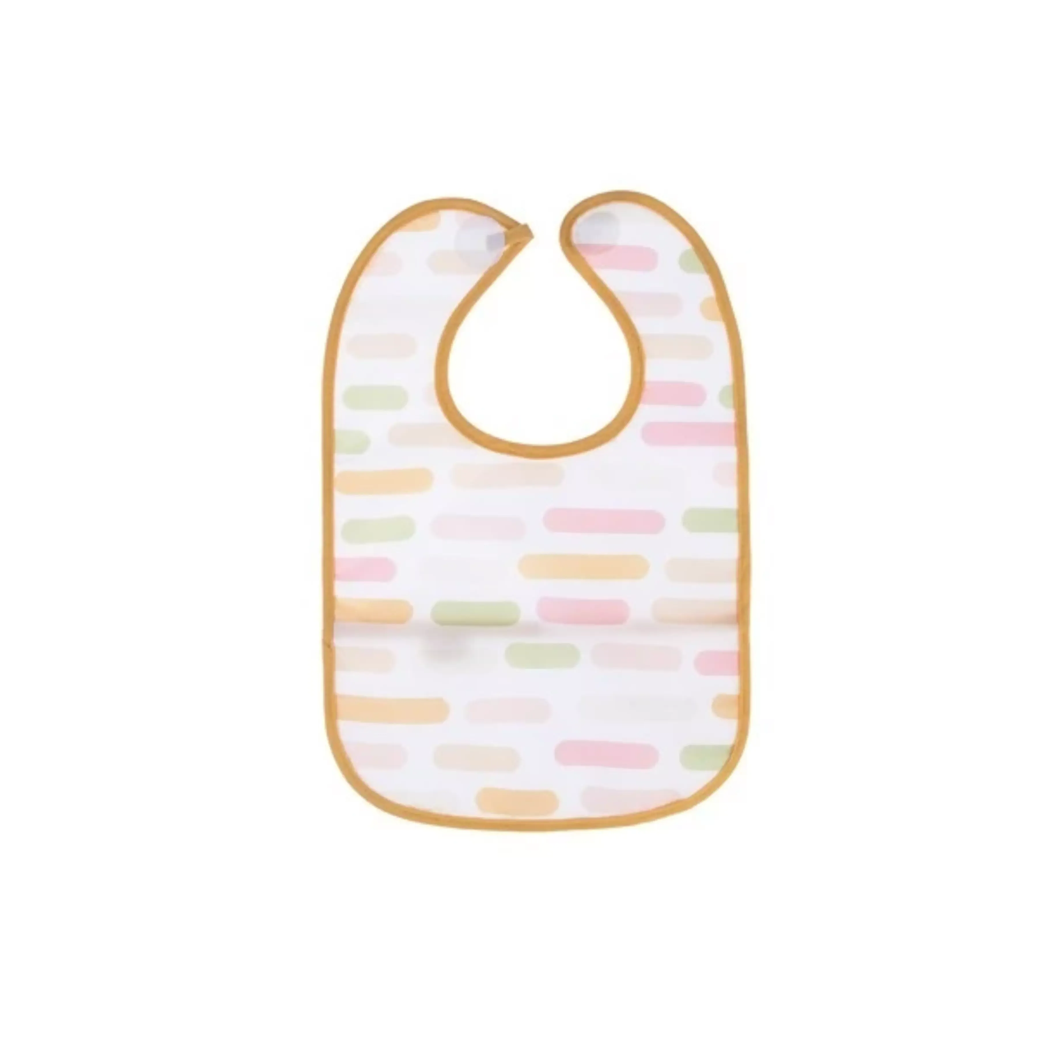 BabyJem Stripes Double Sided Waterproof Baby Bib , 6 - 24 months - Pastel product thumbnail 8