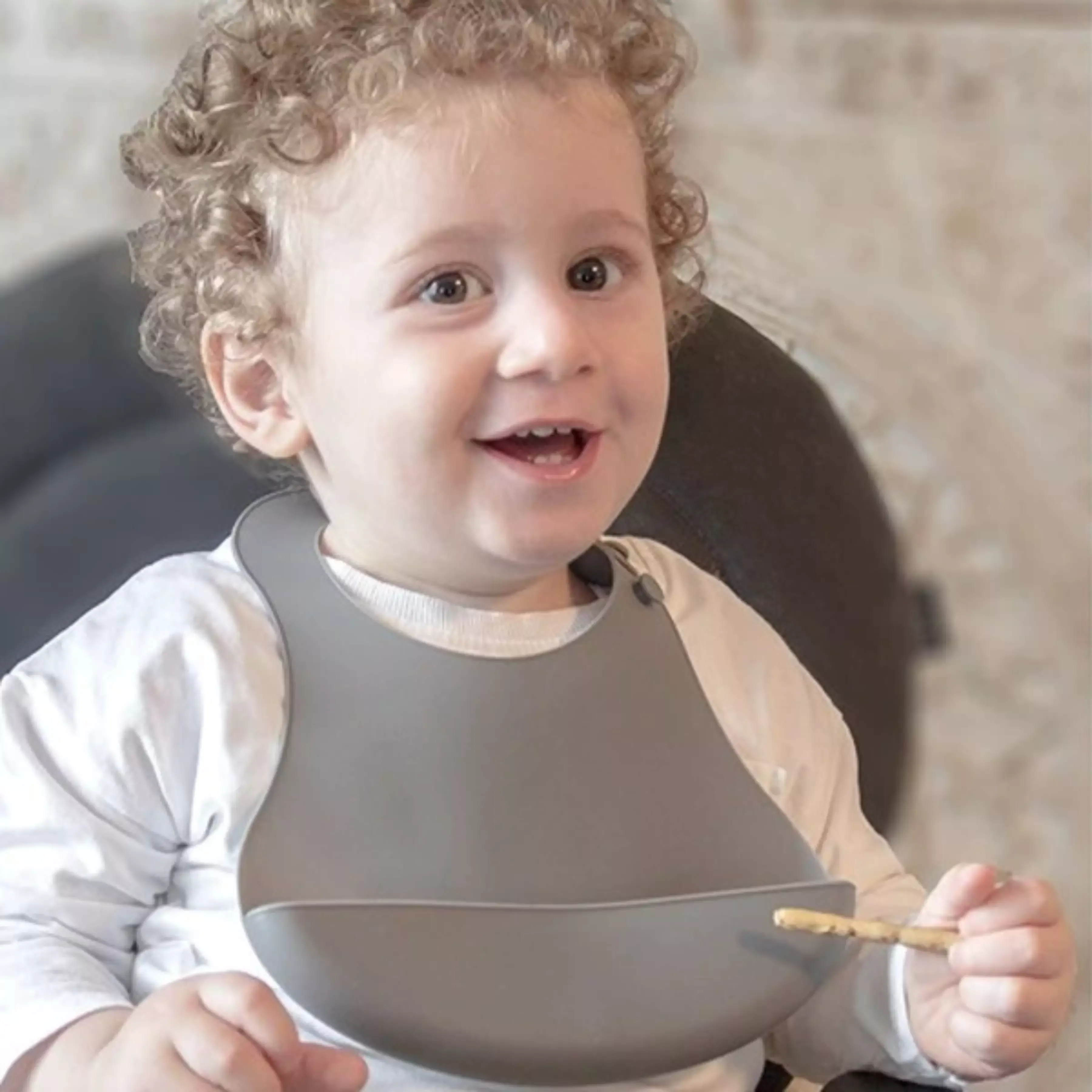 Babyjem Silicon Feeding Set - Grey product thumbnail 11