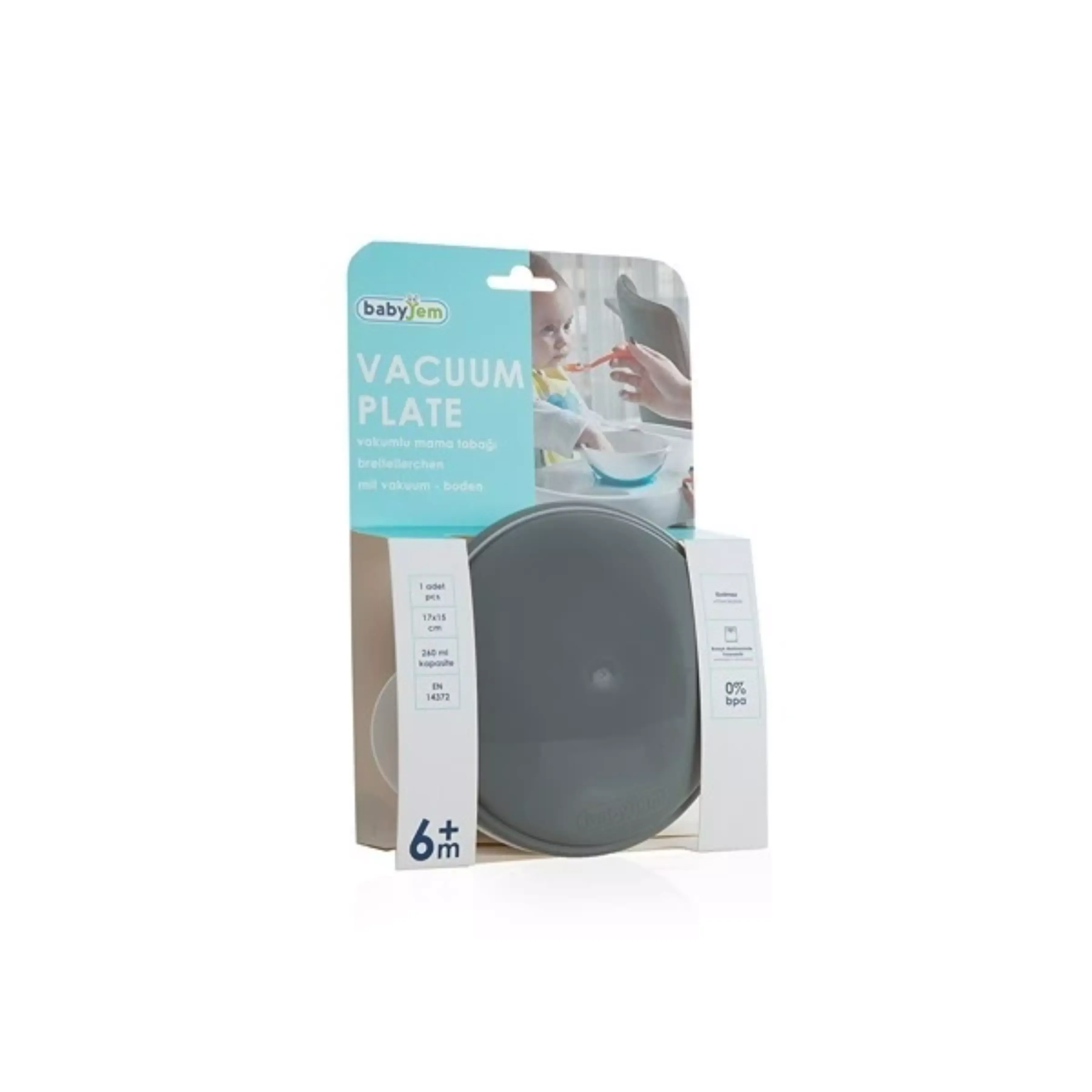 BabyJem Vacuum Plate - Grey product thumbnail 14