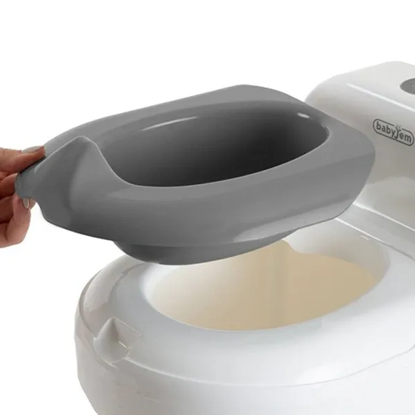 BabyJem Sound Potty Training W & Flush - White product thumbnail 5