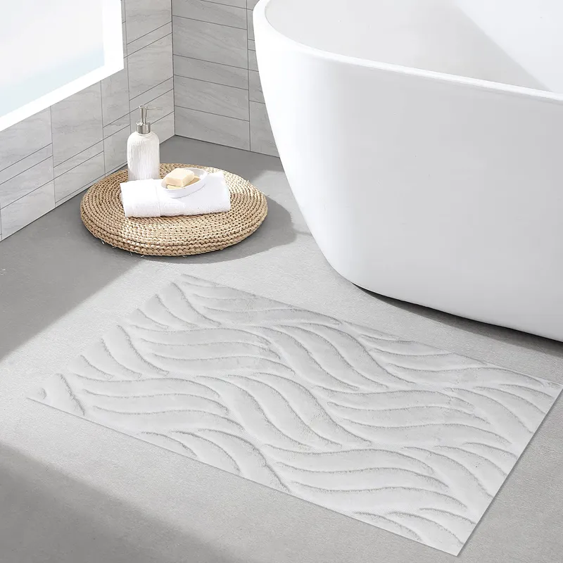 Nova Home Jupen Cotton Bath Rug - Ecru (Available In Sizes) product thumbnail 3