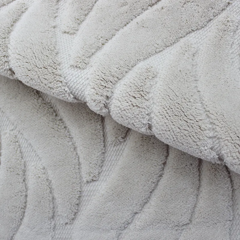 Nova Home Jupen Cotton Bath Rug - Beige (Available In Sizes) product thumbnail 2