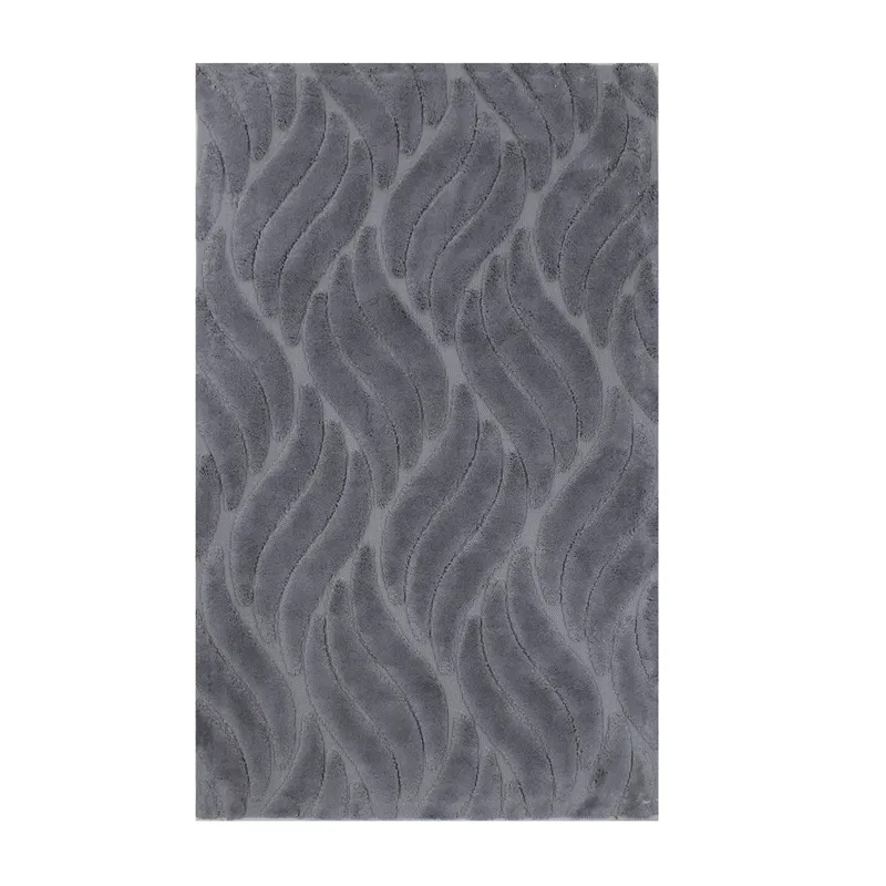 Nova Home Jupen Cotton Bath Rug - Dark Grey (Available In Sizes) product thumbnail 4