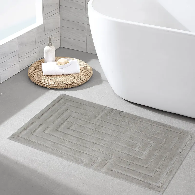 Nova Home Sevara Cotton Bath Rug - Beige (Available In Sizes) product thumbnail 3