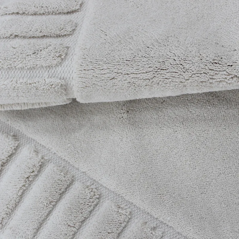 Nova Home Lasan Cotton Bath Rug - Beige (Available In Sizes) product thumbnail 2