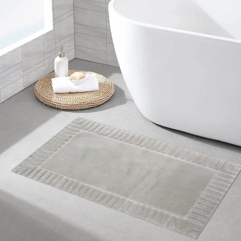 Nova Home Lasan Cotton Bath Rug - Beige (Available In Sizes) product thumbnail 3
