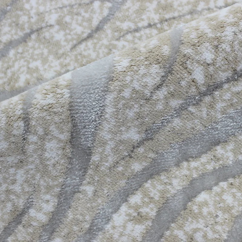 Nova Home Zetra Cotton Bath Rug - 60x100 Cm - Silver product thumbnail 2