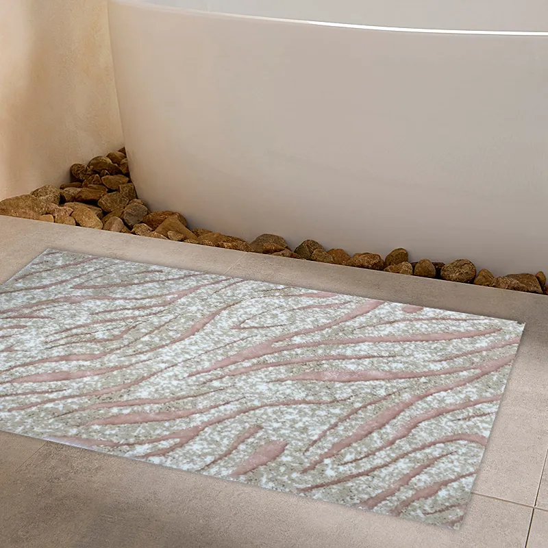 Nova Home Zetra Cotton Bath Rug - 60x100 Cm - Powder product thumbnail 3