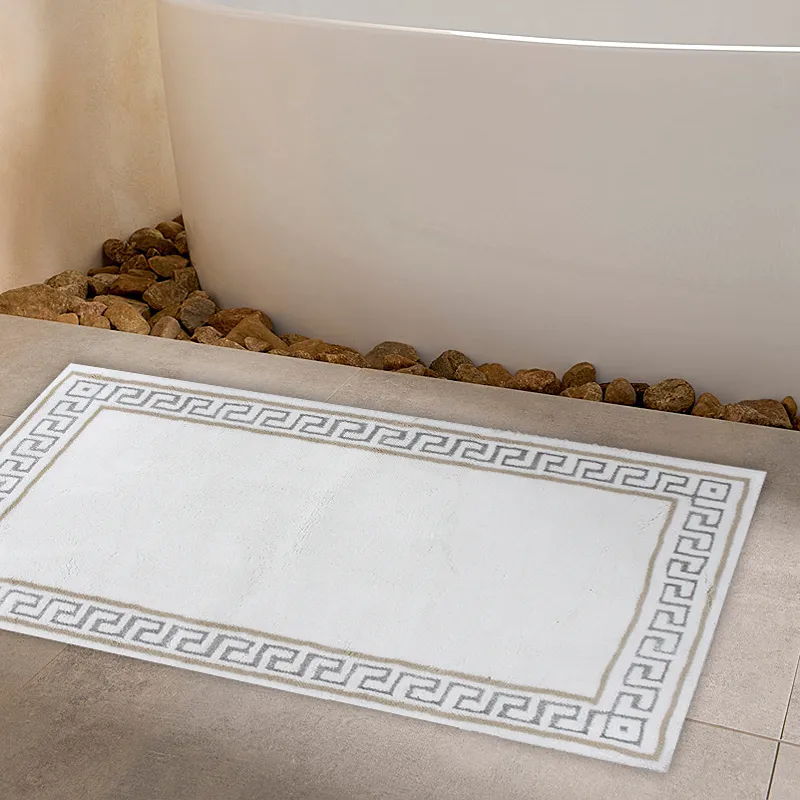 Nova Home Hopy Cotton Bath Rug - Silver (Available In Sizes) product thumbnail 3
