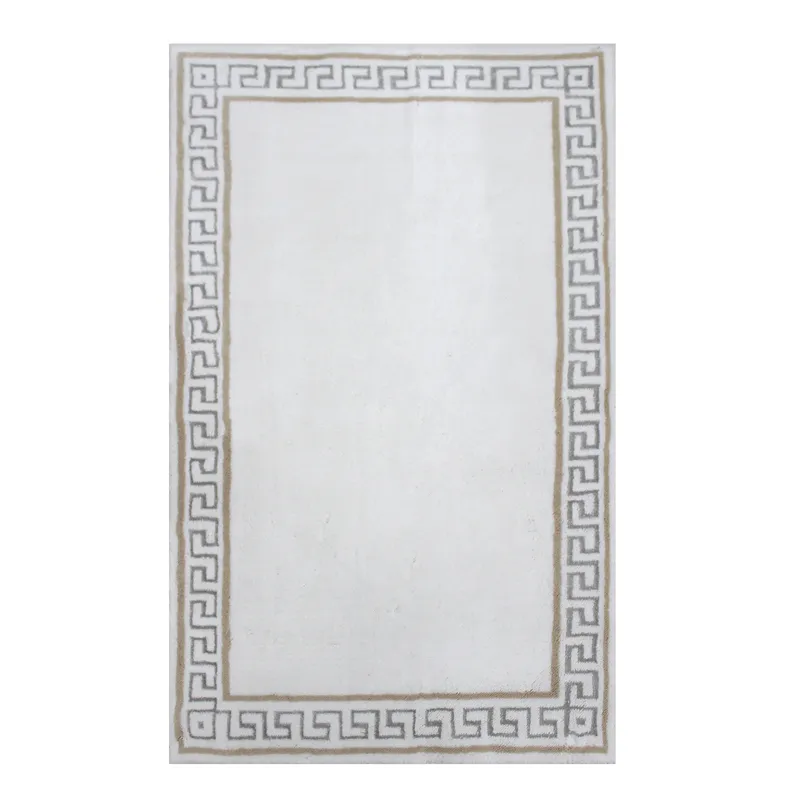 Nova Home Hopy Cotton Bath Rug - Silver (Available In Sizes) product thumbnail 4