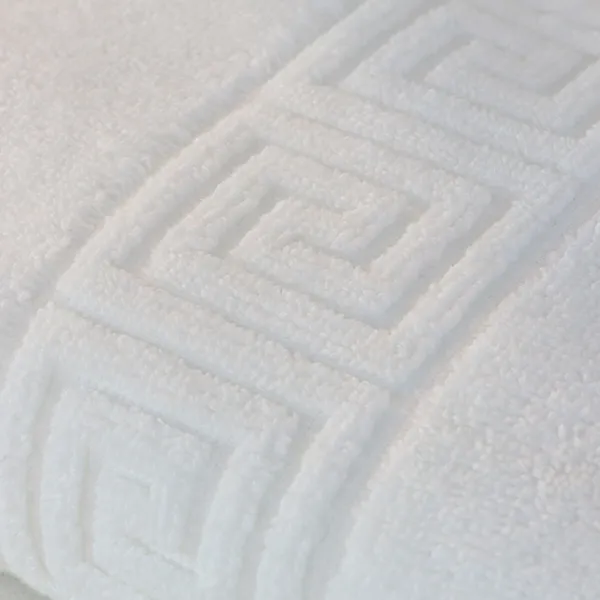 Nova Home Resort Jacquard Towel - 100% Cotton - 50x90 Cm - White product thumbnail 6