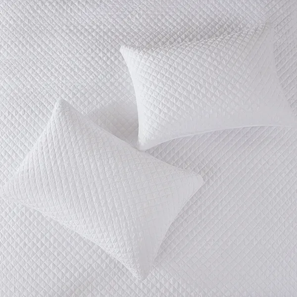 Nova Home Vivid Jaquard Bed Spread Set - 2Pcs - Single & Twin - White product thumbnail 5