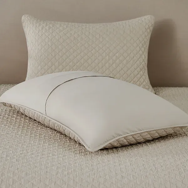 Nova Home Vivid Jaquard Bed Spread Set - Beige (Available In Sizes) product thumbnail 5