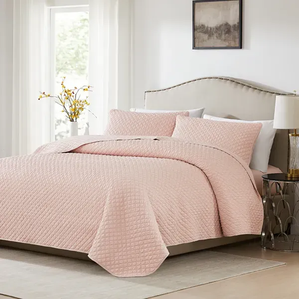 Nova Home Vivid Jaquard Bed Spread Set - 3Pcs - King & Super King - Simon product thumbnail 2