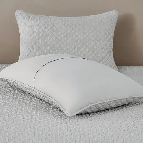 Nova Home Vivid Jaquard Bed Spread Set - 3Pcs - King & Super King - Grey product thumbnail 5
