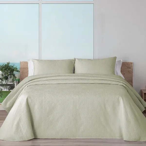 Manterol Bouti Summer Soft Bed Spread Set - Green (Available In Sizes) product thumbnail 4