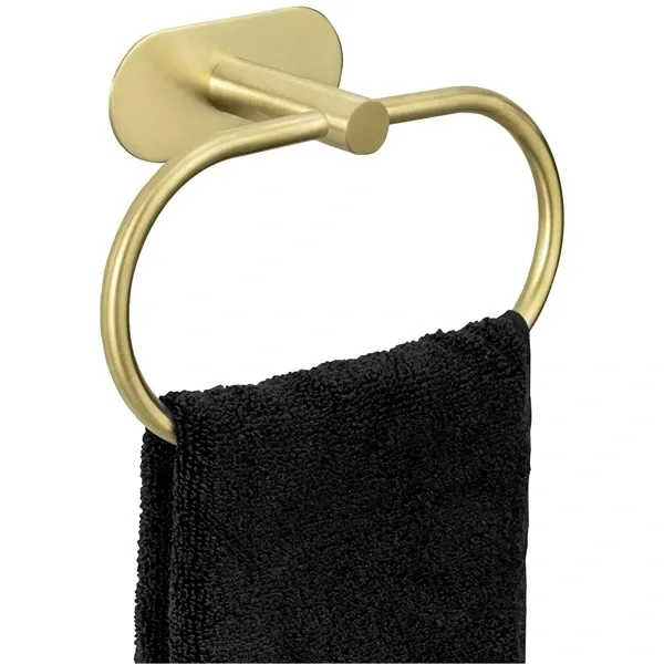 Wenko Orea Turbo-Loc Towel Ring - Stainless Steel -Gold Matt product thumbnail 7