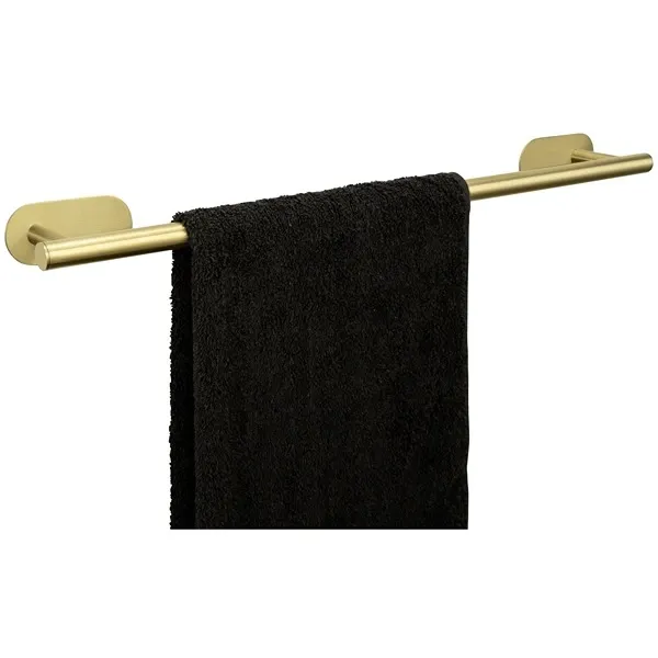 Wenko Orea Turbo-Loc Towel Rail - 60 Cm - Stainless Steel - Gold Matt product thumbnail 3