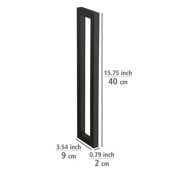 Wenko Reitani Wall Towel Rack - Black product thumbnail 3
