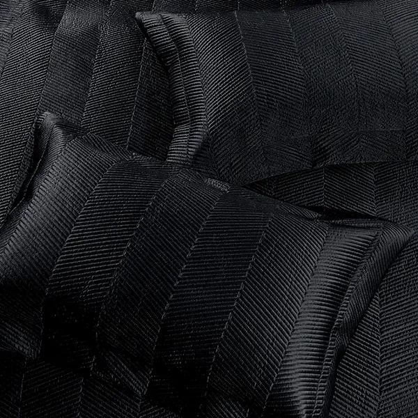 Nova Home Yildiz Satan Bed Spread Set - 3pcs - King & Super King - Black product thumbnail 6